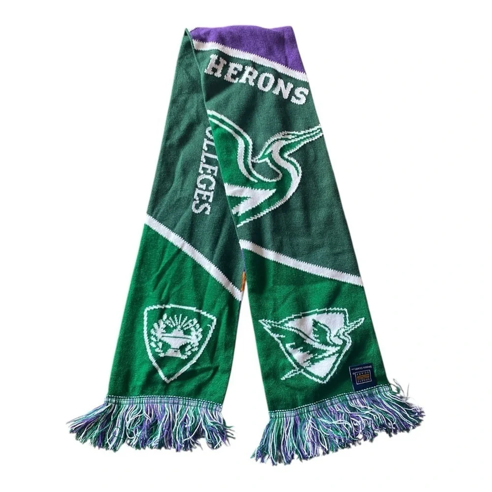 Hobart and William Smith Colleges Scarf Bart the Statesman and Herons